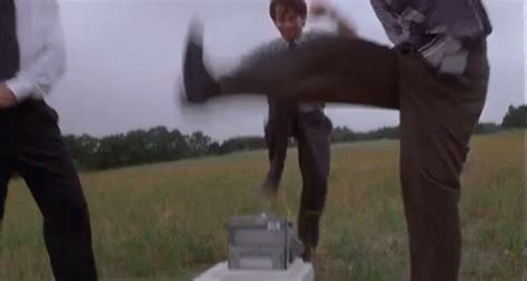 Copy Kick GIF - CopyMachine OfficeSpace Printer - Discover & Share GIFs