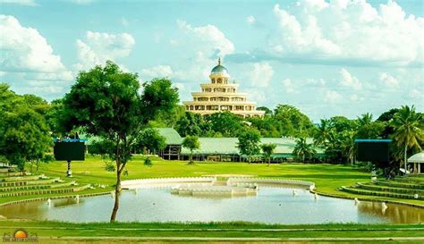 A beautiful photograph of the Art of Living International Campus, Bengaluru, India | Art of ...