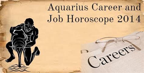 Aquarius Career and Job Horoscope 2014 - Ask My Oracle