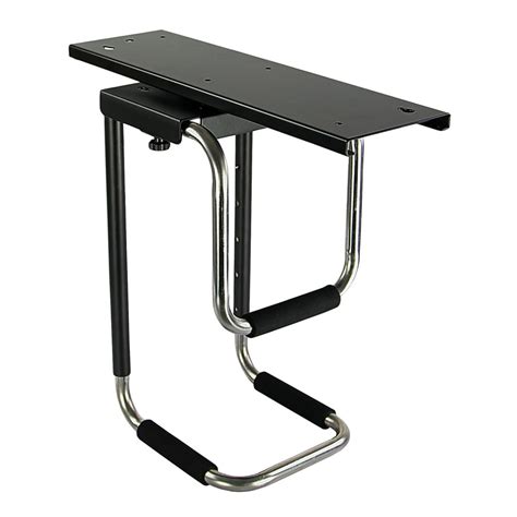 Mount-It! Heavy Duty Under Desk Computer Mount | Sliding Tracks and 360 Deg Swivel | 66 Lb Load ...