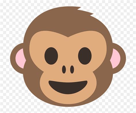 Monkey Face Emoji Clipart - Monkey Emoji - Png Download (#5360426 ...