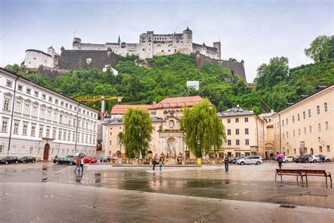 Hohensalzburg Castle in city centre of Salzburg, Austria – Stock Editorial Photo © Patryk ...