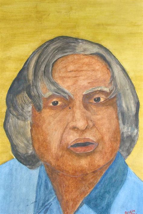 APJ Abdul Kalam Painting by Jestin Xavier - Fine Art America