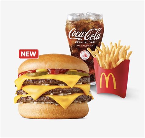 MCDONALD’S LAUNCHES NEW LIMITED-TIME TRIPLE CHEESEBURGER, APPLE CUSTARD ...