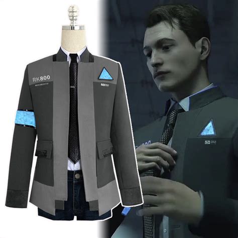 Game Detroit: Become Human Connor RK800 Agent Cosplay Costume-Takerlama In 2023 Cosplay Costumes ...