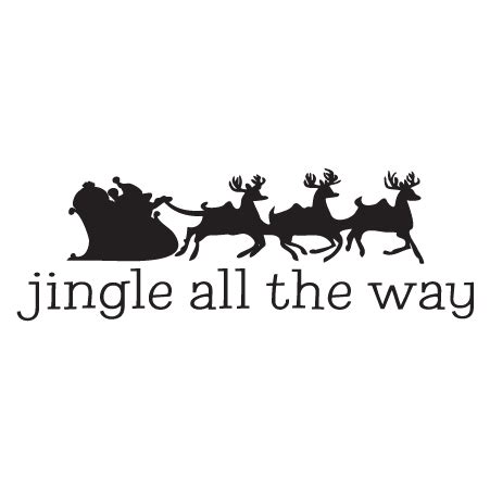 Jingle All The Way Wall Quotes™ Decal | WallQuotes.com