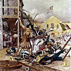 Battle Of The Alamo Painting at PaintingValley.com | Explore collection of Battle Of The Alamo ...