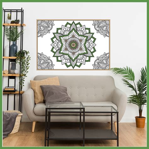 Printable Giant Coloring Poster – Mandala – Giant Coloring Posters