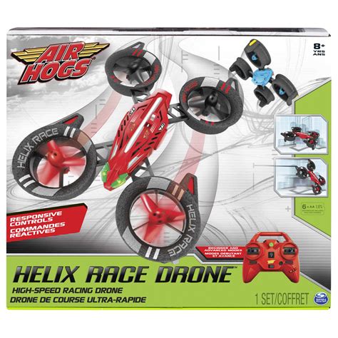 Air Hogs Helix Race Drone, 2.4 GHZ, Red RC Vehicle