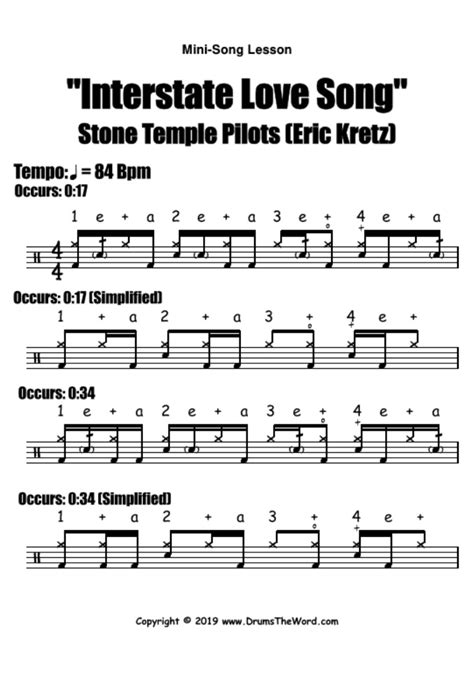 "Interstate Love Song" (Stone Temple Pilots) MINI-SONG LESSON - Free ...