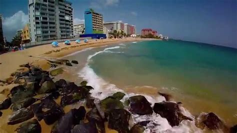 Beach of El Condado, Puerto Rico - YouTube