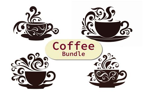 Cricut Coffee Cup SVG Bundle Graphic by NGISED · Creative Fabrica