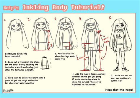 Inkling Body Tutorial! | Splatoon Amino