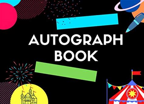 Autograph Book: Autograph & Photo Book for Awesome Trips: Keep All your ...