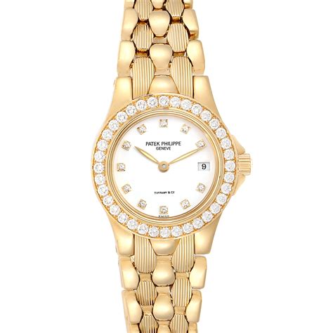 Patek Philippe Neptune Yellow Gold Diamond Ladies Watch 4881 | SwissWatchExpo