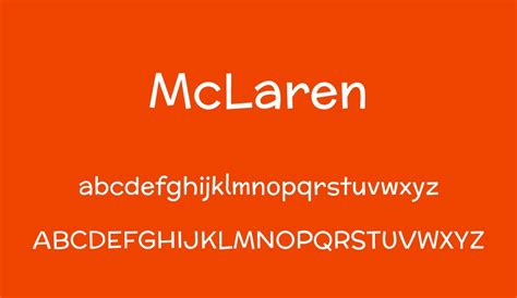 McLaren Font free font