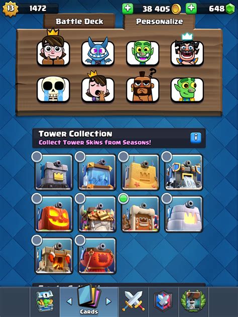 Every tower skin🥳 : r/ClashRoyale