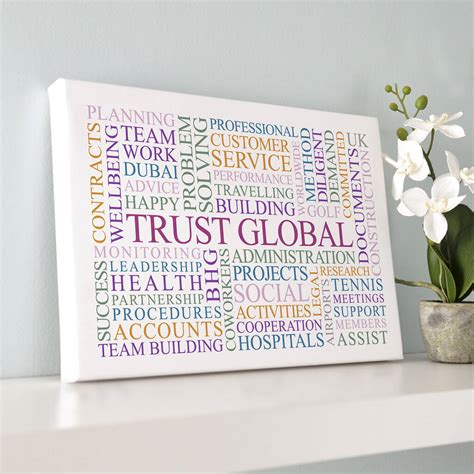 Personalised Corporate Business Word Art Print By Cherry Pete