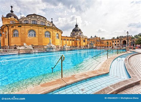 Szechenyi thermal baths editorial stock image. Image of famous - 49644029