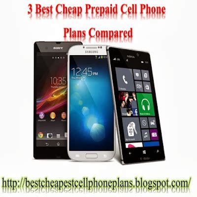 3 Best Cheap Prepaid Cell Phone Plans Compared - Cheap Cellular Phone Plans