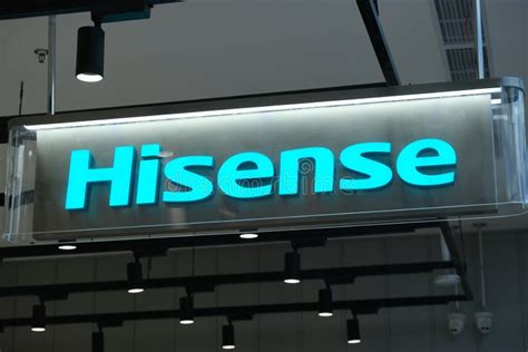 Close Up Hisense Brand Logo Editorial Image - Image of close, china ...