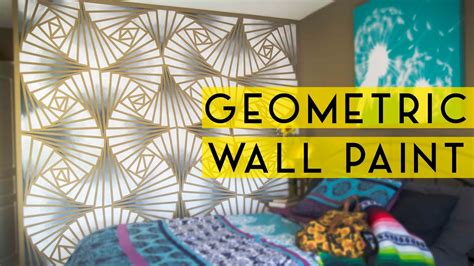 DIY Geometric Wall Paint - YouTube