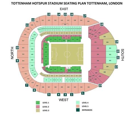 Spurs New Ground Seating Plan | Elcho Table