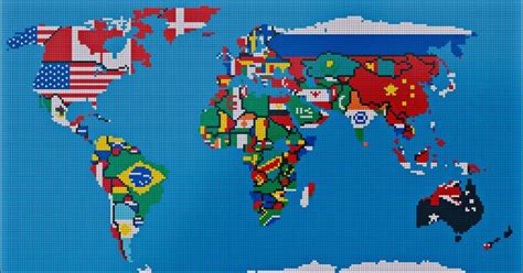 Lego world map - The Brothers Brick | The Brothers Brick