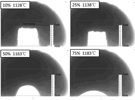 The melting process for sample 1. | Download Scientific Diagram