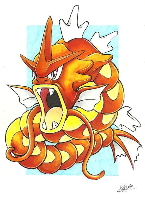 Shiny Gyarados by VictorLena on DeviantArt