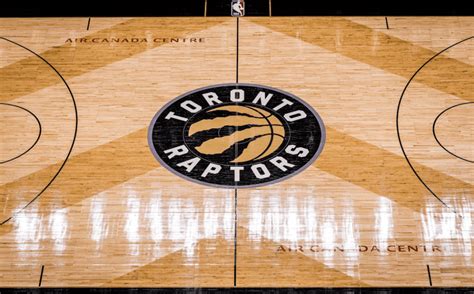 Raptors home court gets new design with introduction black and gold ...