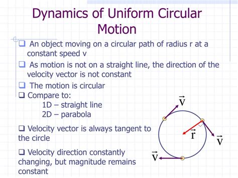 PPT - Dynamics of Uniform Circular Motion PowerPoint Presentation, free download - ID:5760045