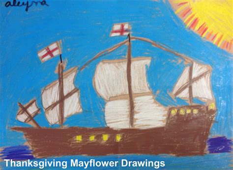 Thanksgiving Mayflower Drawings - K - 6 ArtK – 6 Art