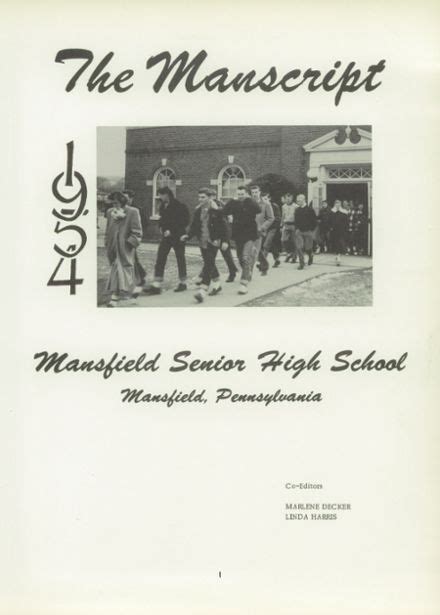 Explore 1954 Mansfield High School Yearbook, Mansfield PA - Classmates