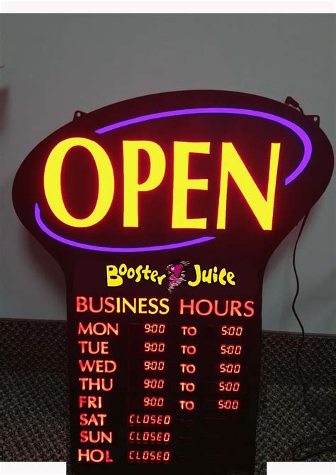 Open Business Hour Sign,Open Programmable Sign,Open Digital Time Led ...