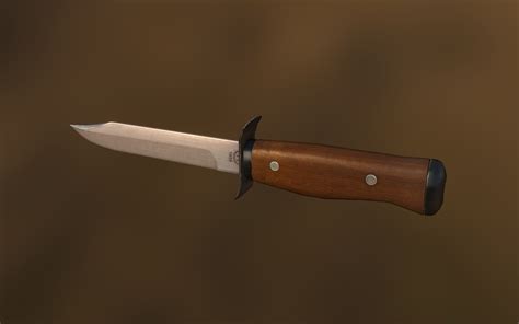 Polish combat knife m1955 Model screenshot