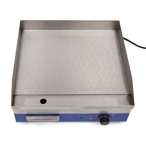 Commercial Electric Griddle Grill Hot Plate Stainless Steel 3000W BBQ