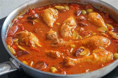 Easy Spanish Chicken and Chorizo Stew Recipe - Spanish Sabores