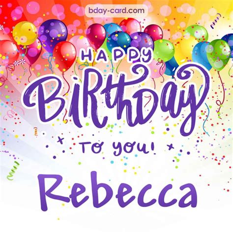 Birthday images for Rebecca 💐 — Free happy bday pictures and photos ...