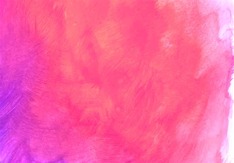 Pink, Orange Watercolor Paint Texture Background 1225971 Vector Art at ...