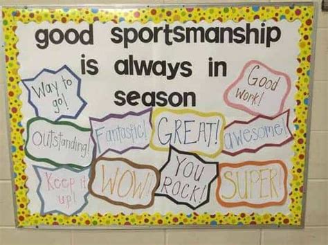 Good Sportsmanship PE Bulletin Board | Schoolyard Blog | Teacher Resources | School Specialty