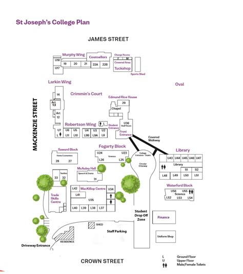 Campus Map - St Joseph's College