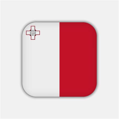 Malta flag, official colors. Vector illustration. 10942230 Vector Art ...