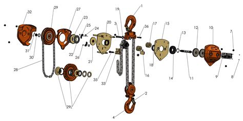 WH C4 Chain Hoist Spare Parts - Manual Hoisting Spare Parts - Lifting & Hoisting - William ...