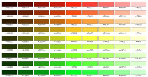 Printable RGB Color Palette Swatches My Practical Skills, 54% OFF