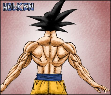 Goku back muscle by DBZwarrior on DeviantArt