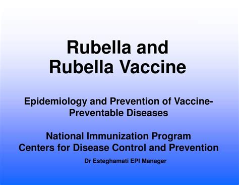 PPT - Rubella and Rubella Vaccine PowerPoint Presentation, free ...