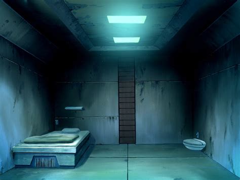 Anime Landscape: Sad prison cell