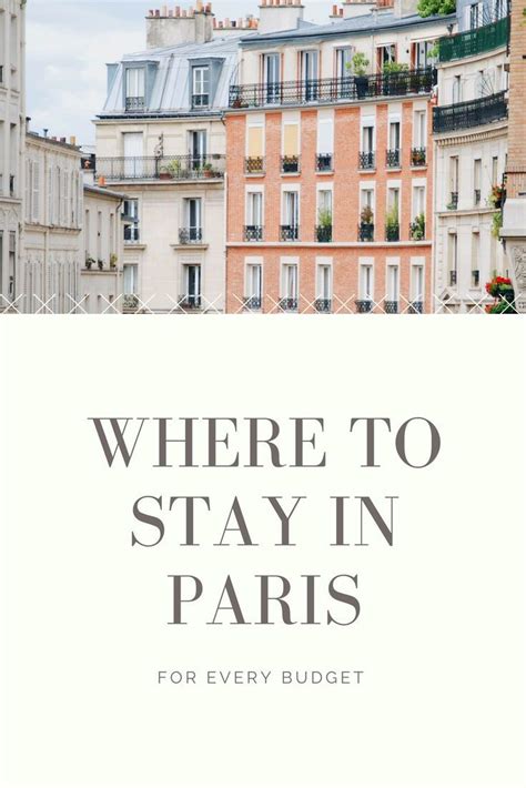 Where to stay in paris hotels for every budget – Artofit