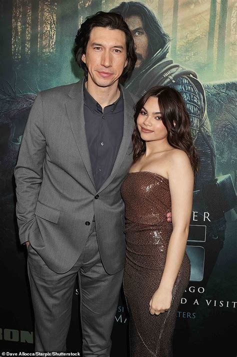 Adam Driver reunites with co-star Ariana Greenblatt, 15, for NYC ...